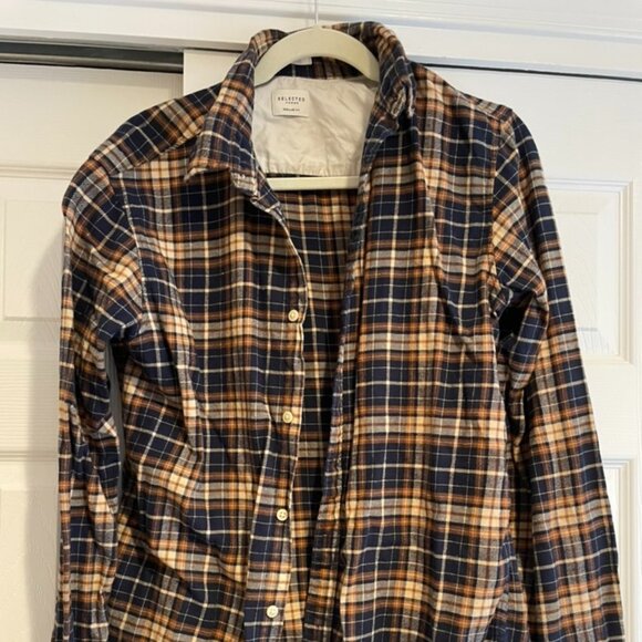 Men's Selected Homme Flannel - Size M - Picture 1 of 3